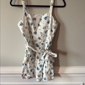 Copper Key floral Romper size small